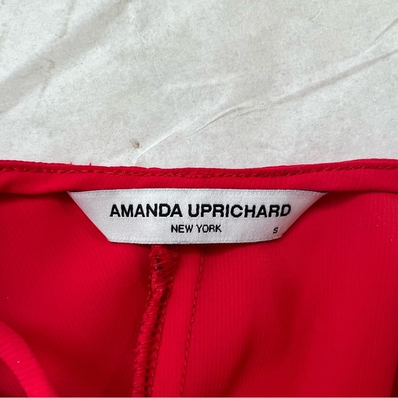 $238 Amanda Uprichard X REVOLVE Riesling Gown Lipstick Red Long Formal Dress S - Picture 11 of 11